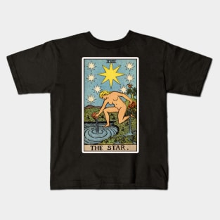 XVII. The Star Tarot Card Kids T-Shirt